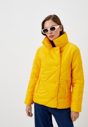 Куртка утепленная Giorgio Di Mare. Цвет: желтый