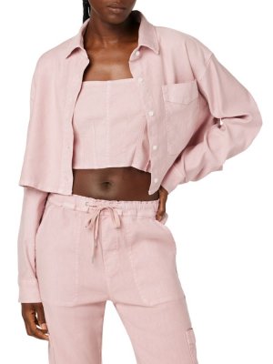 Рубашка оверсайз с заниженными плечами , цвет Zephyr Pink Hudson