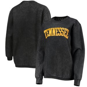 Женский свитшот Pressbox черного цвета с удобным шнурком Tennessee Volunteers в винтажном стиле, базовый пуловер аркой Unbranded