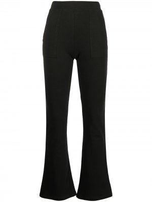 Расклешенные брюки с завышенной талией Jonathan Simkhai Standard. Цвет: черный