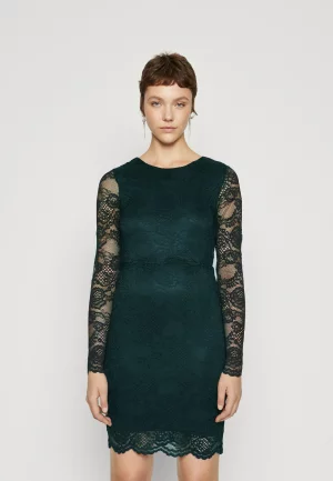Коктейльное платье / Вечернее VMSARA SHORT DRESS, темно-зеленый Vero Moda