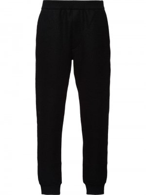 Трикотажные спортивные брюки Prada. Цвет: черный