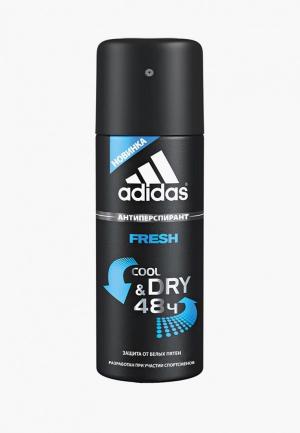 Дезодорант adidas Anti-perspirant Spray Male, 150 мл c&d fresh. Цвет: прозрачный