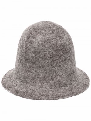 Фетровая шляпа Daniela Gregis. Цвет: серый