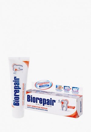 Зубная паста Biorepair 75 мл. Цвет: белый