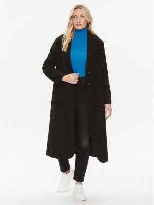 Шерстяное пальто обычного кроя , черный United Colors Of Benetton
