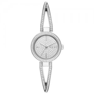 Наручные часы Crosswalk, серебряный, серый DKNY. Цвет: серебристый