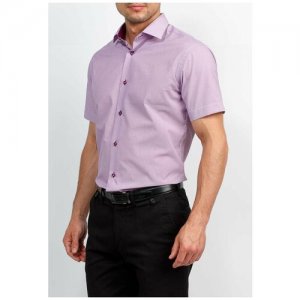 Рубашка , размер 174-184/39, сиреневый GREG. Цвет: фиолетовый