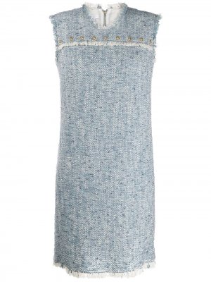 Джинсовое платье с заклепками Escada Sport. Цвет: синий
