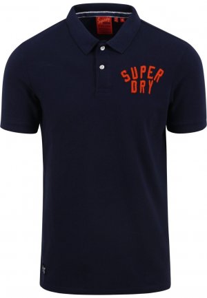 Рубашка-поло CLASSIC SUPERSTATE , цвет blue dark Superdry