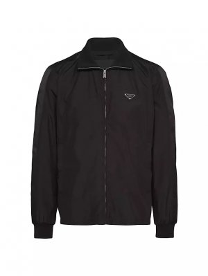 Блузон-пиджак из шелковой смеси , черный Prada