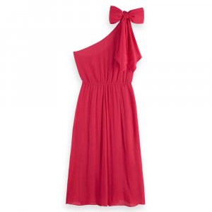 Короткое платье Bow Detail Sleeveless, розовый Scotch & Soda