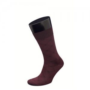 Комплект 3 пары носки мужские стильные Аргайл Гранд ZCmr101, коричневый, 25. Цвет: коричневый