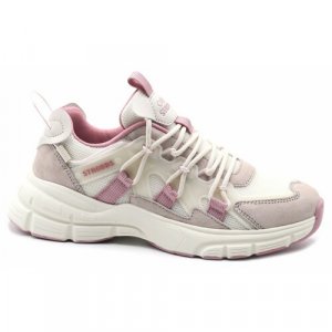 Кроссовки , размер 36, белый, розовый STROBBS. Цвет: белый/розовый/белый-розовый