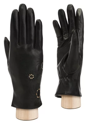 Перчатки женские IS5053 черные р. 6,5 Eleganzza. Цвет: черный