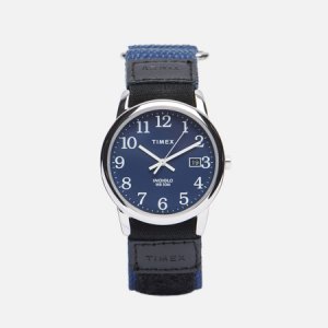 Наручные часы Easy Reader Timex. Цвет: синий