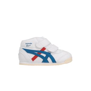Onitsuka Tiger Mexico Mid Runner TD Directory Blue Детские кроссовки White Directoire-Blue 1184A001-100