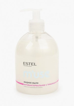 Жидкое мыло Estel MUSE антибактериальное PROFESSIONAL с триклозаном, 475 мл. Цвет: прозрачный