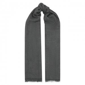 Кашемировый шарф Corneliani. Цвет: серый