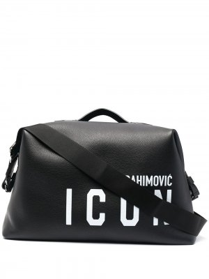 Дорожная сумка Icon из коллаборации с Ibrahimović Dsquared2. Цвет: черный