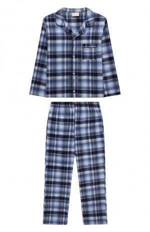 Хлопковая пижама Story Loris. Цвет: синий