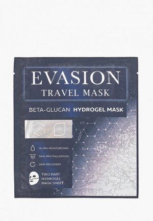 Маска для лица Evasion Hydrogel Travel Mask. Цвет: синий