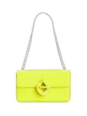 Маленькая кожаная сумка через плечо , цвет Neon Yellow Rebecca Minkoff