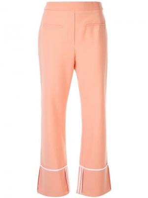 Укороченные прямые брюки Ellery. Цвет: розовый