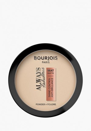 Пудра Bourjois Матирующая, Always Fabulous Shine Control Powder, тон 108 - apricot ivory, 46 г. Цвет: бежевый