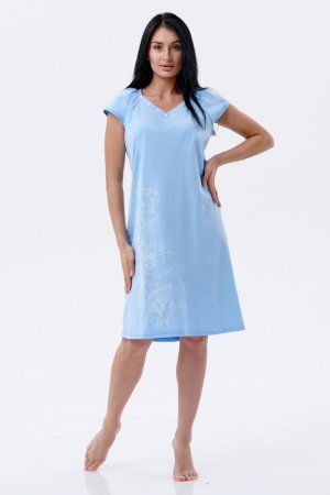Ночная сорочка Lika Dress. Цвет: светло-голубой