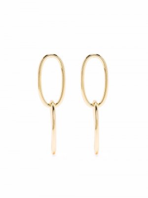 Double-drop earrings Federica Tosi. Цвет: золотистый