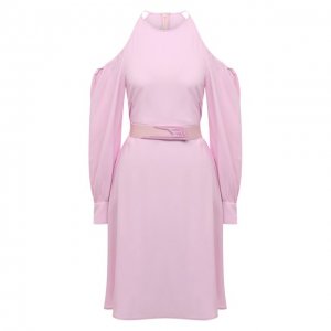 Платье из вискозы Stella McCartney. Цвет: розовый