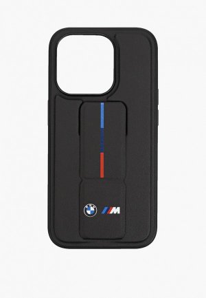Чехол для iPhone BMW 15 Pro, GripStand. Цвет: черный