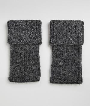 Темно-серые шерстяные перчатки ASOS DESIGN. Цвет: серый