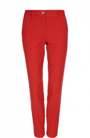 Зауженные брюки с молниями Dolce & Gabbana. Цвет: красный