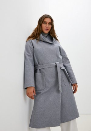 Пальто Meltem Collection. Цвет: серый