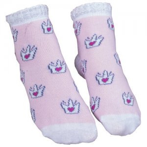 Носки детские Леди (комплект 3 пары) 18-19 Натали. Цвет: белый/розовый