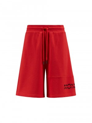 Спортивные шорты с завязками , красный Moncler