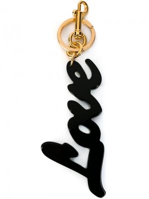 Брелки и цепочки для ключей Stella McCartney. Цвет: чёрный