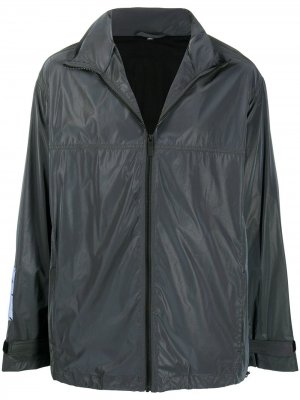 Куртка на молнии с высоким воротником MCQ. Цвет: серый