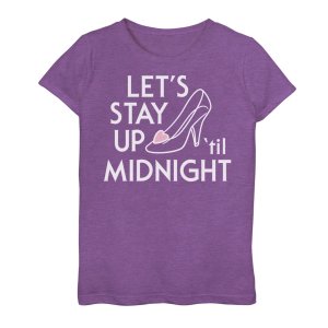 Тапочки «Золушка до полуночи» для девочек 7–16 лет, футболка с рисунком Disney