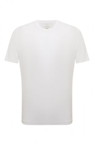 Хлопковая футболка Pal Zileri. Цвет: белый
