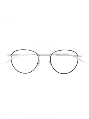 Classic round glasses Dior Eyewear. Цвет: металлический