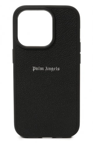 Чехол для iPhone 14 Pro Palm Angels. Цвет: чёрный
