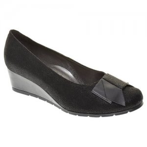 Туфли женские демисезонные, размер 39, цвет черный, артикул 01-8636-52 Alpina. Цвет: черный