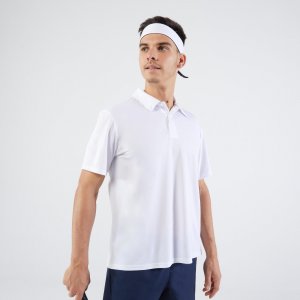 Рубашка-поло для настольного тенниса и сквоша Decathlon 700 Tennis Badminton Padel Artengo, белый ARTENGO
