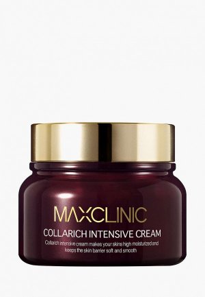 Крем для лица Maxclinic Collarich Intensive Cream с коллагеном и церамидами повышения упругости, 50 г. Цвет: белый