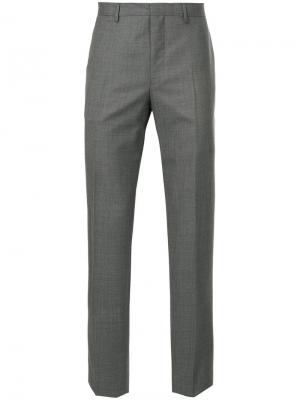 Прямые классические брюки Kenzo. Цвет: серый