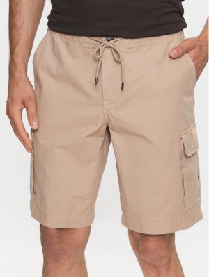 Тканевые шорты стандартного кроя Emporio Armani Underwear, бежевый underwear