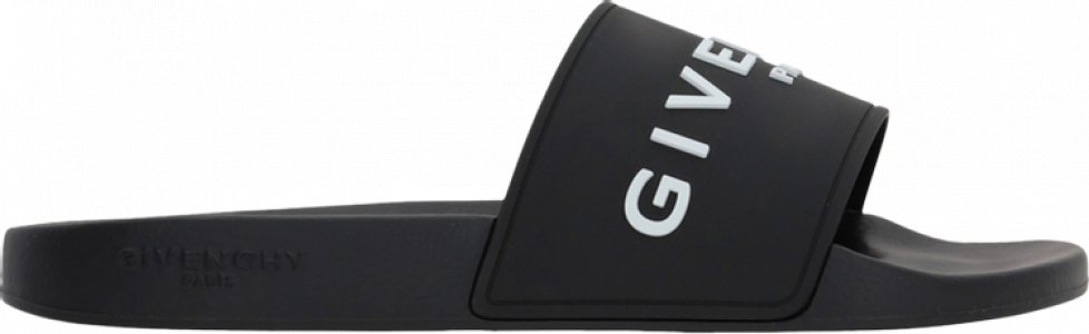 Сандалии Logo Slide Black, черный Givenchy